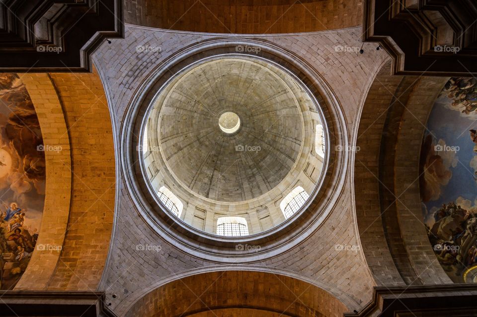 Basilica de El Escorial. Cúpula de la Basílica del Escorial (El Escorial - Spain)