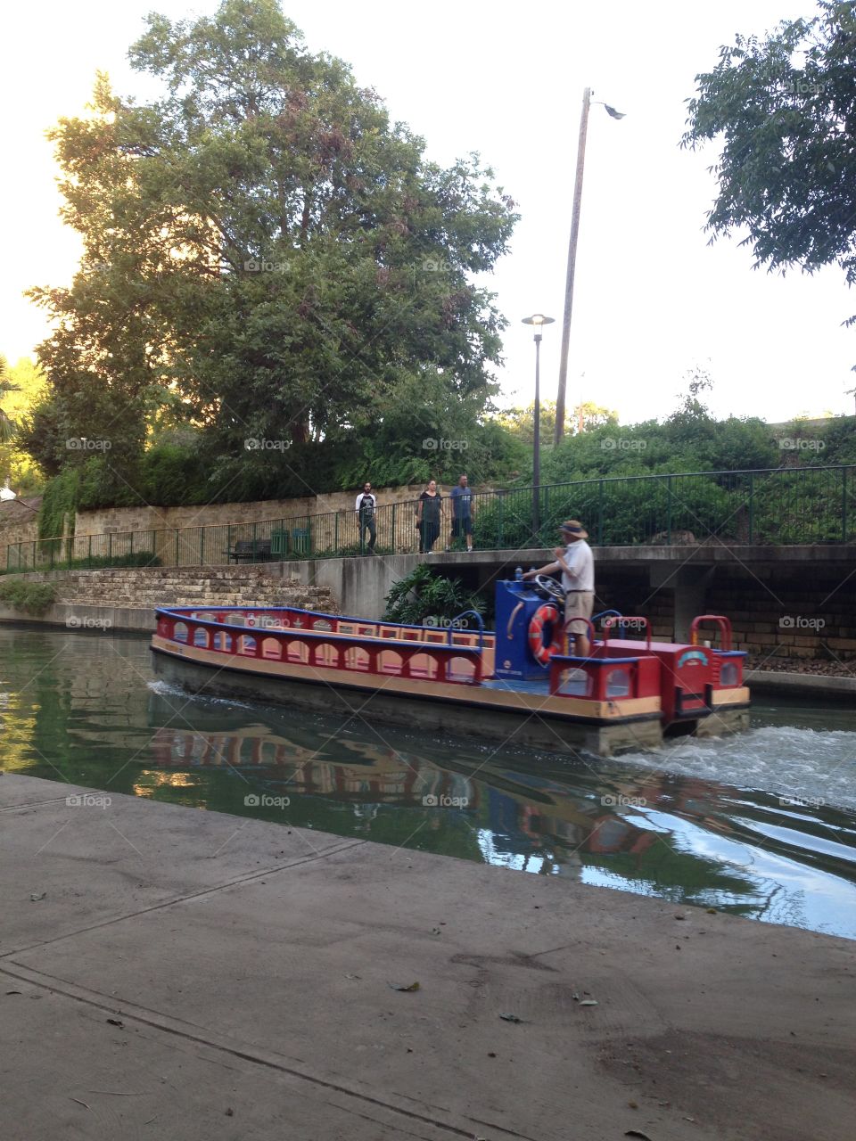 Riverwalk & riverboat go hand in hand 