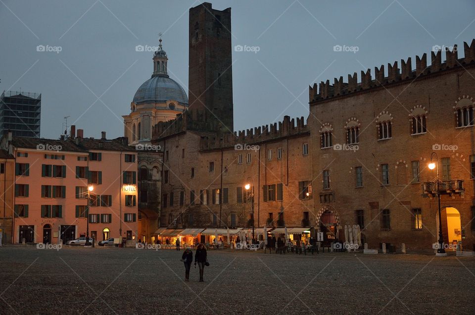 One evening in Mantova (Italy)