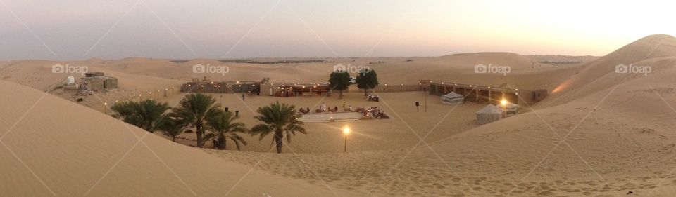 Desert Camp. Camp in Rub al Khali, Abu Dhabi