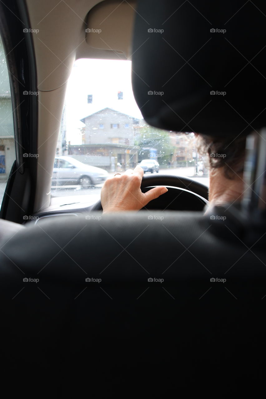 At the traffic lights