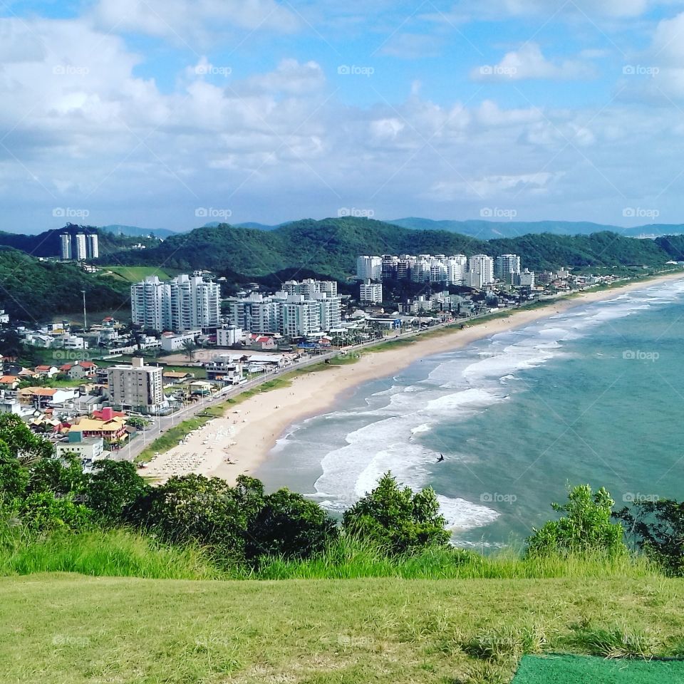 Vista morro do Careca em Itajaí 