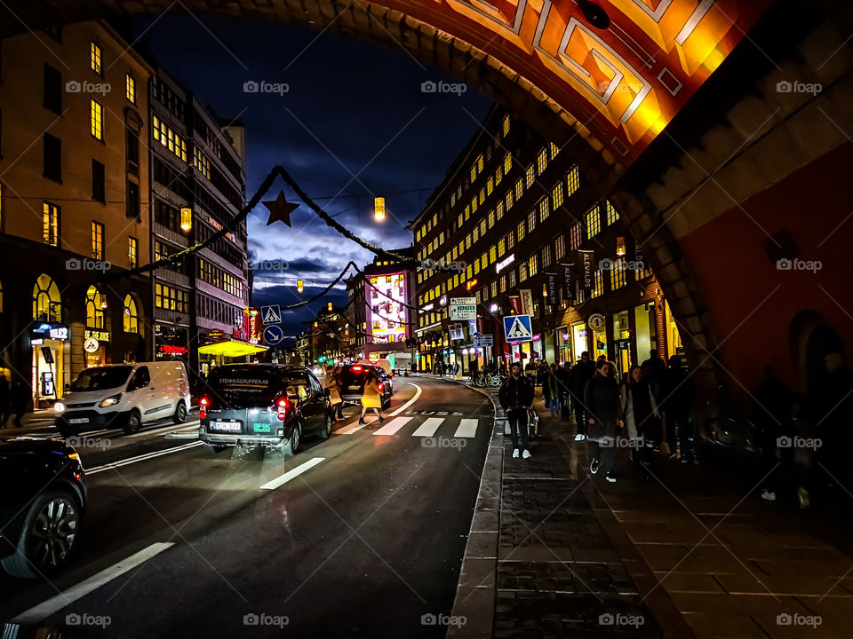 Under another bridge.