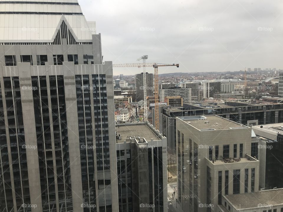 View of the city from my room Brussel 