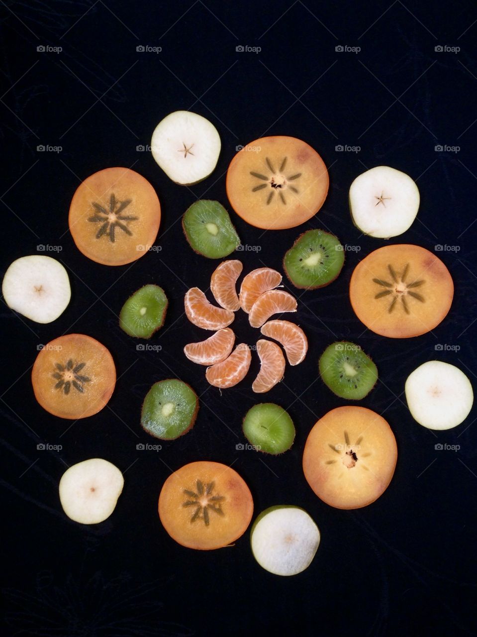 Fruits mandala 