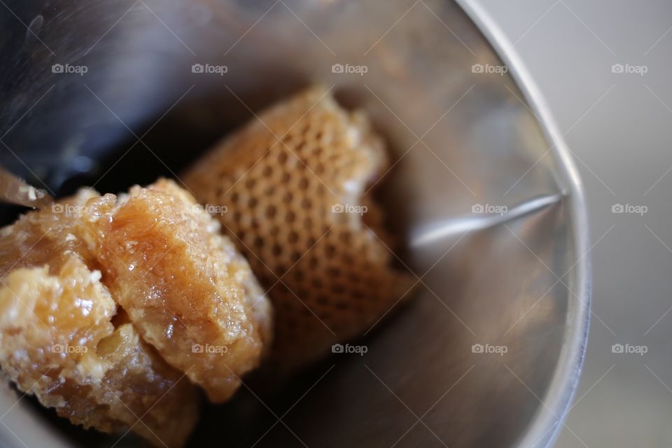 Honey and beeswax 