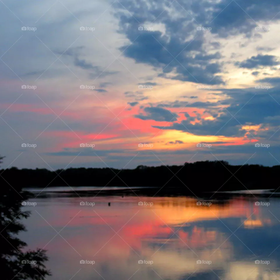reflective sky