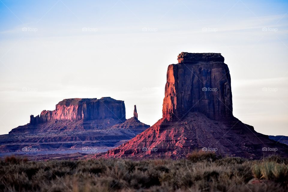 Sunset in Monument Valley