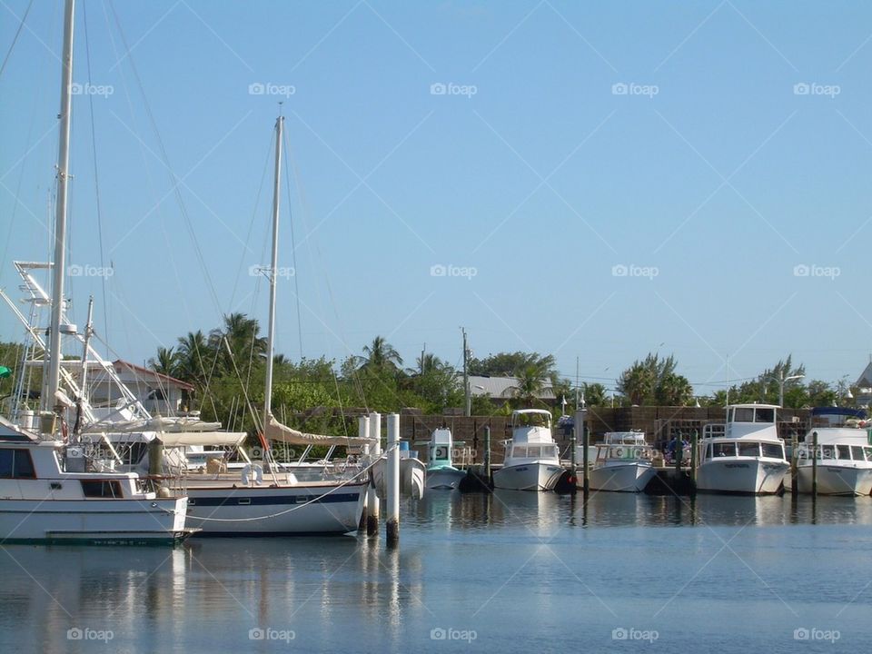 Boat dock water