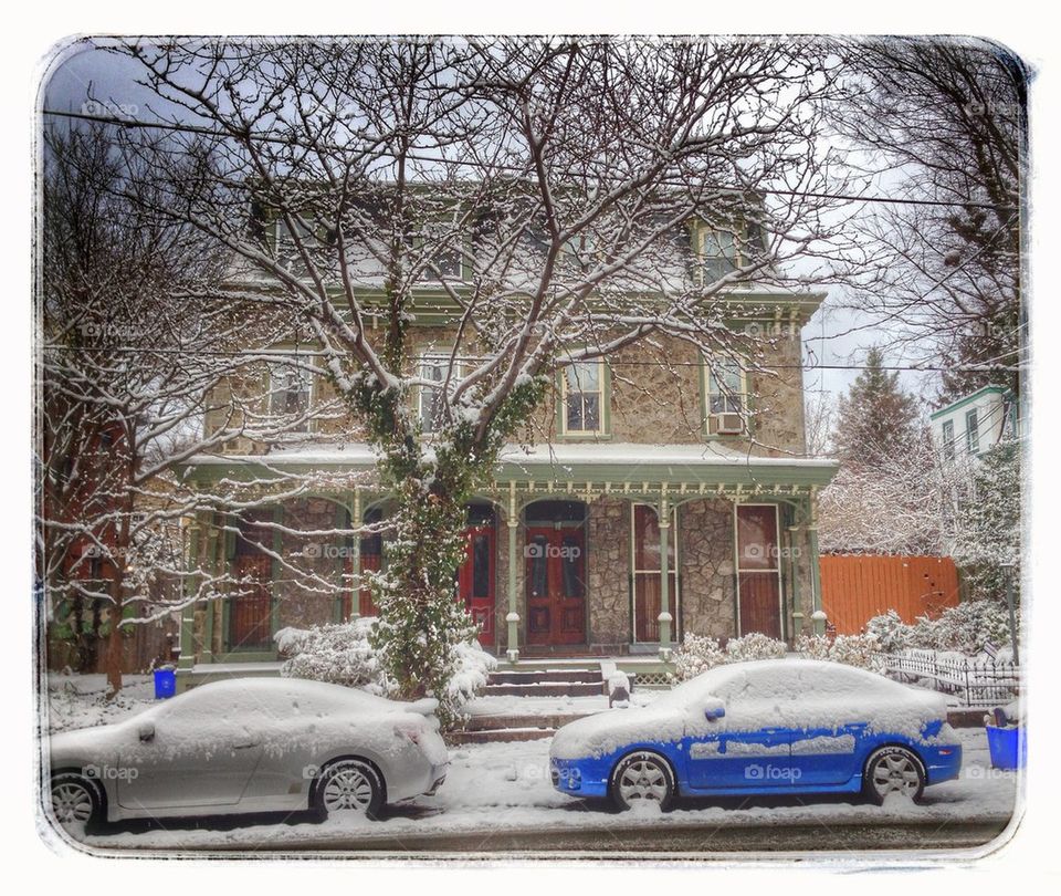 Snow in Powelton Village