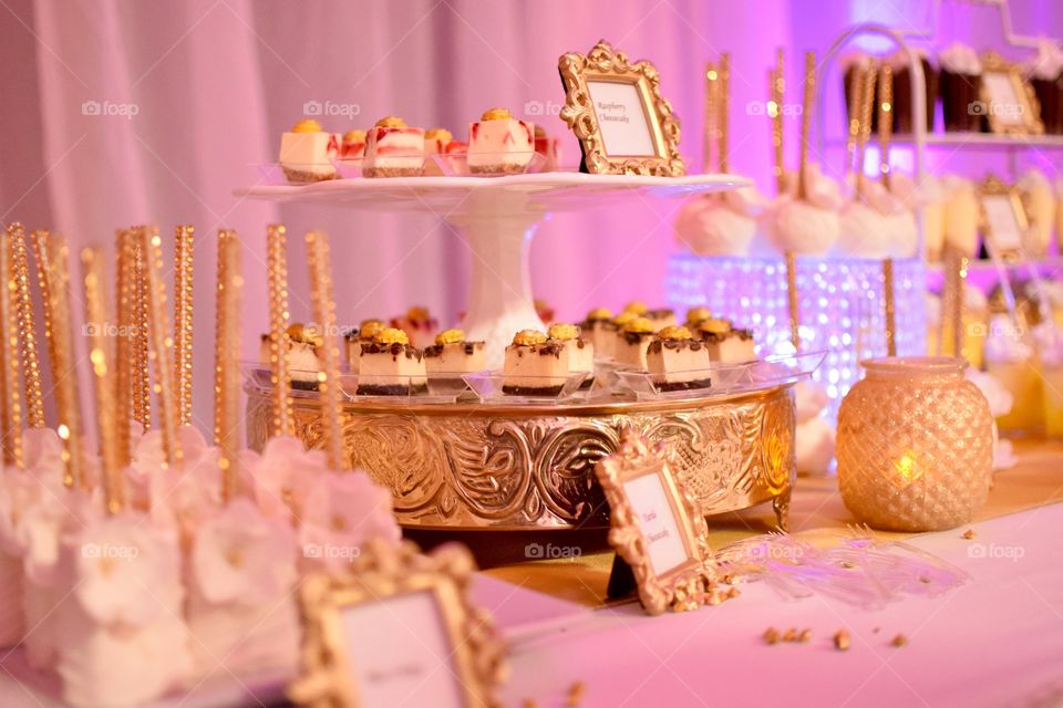 Tiny Tasty Treats on a candy table 