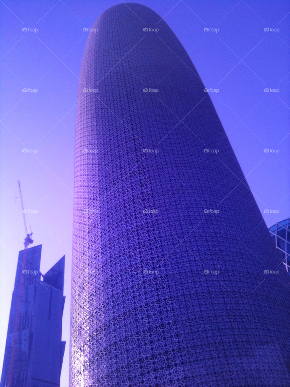 sky blue building new by jaffer