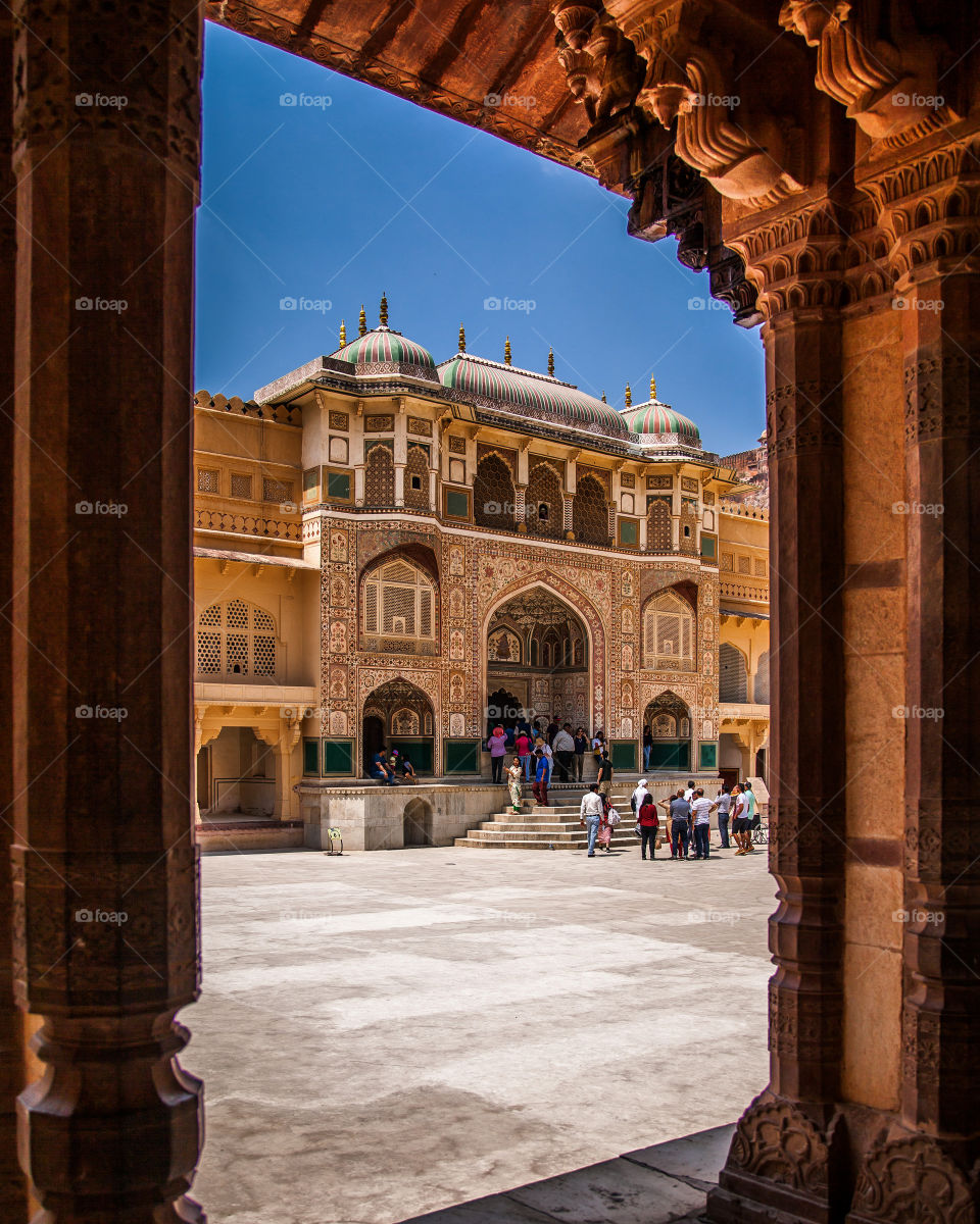 Amber Fort, Jaipur in Rajasthan. India 