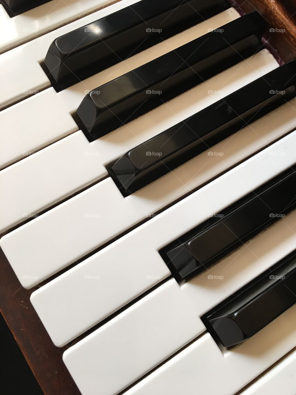Piano keys