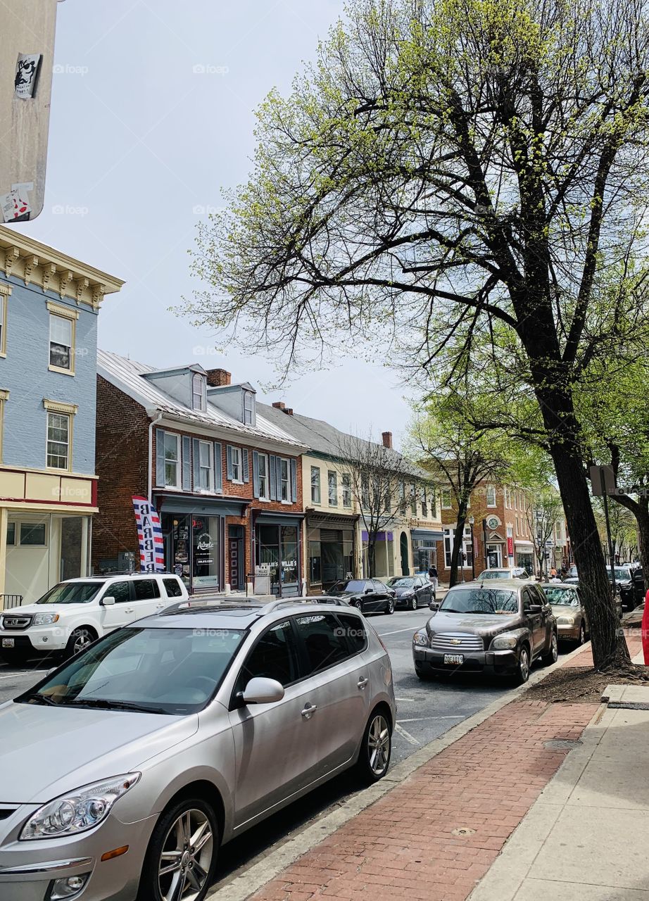Historic downtown Frederick, MD