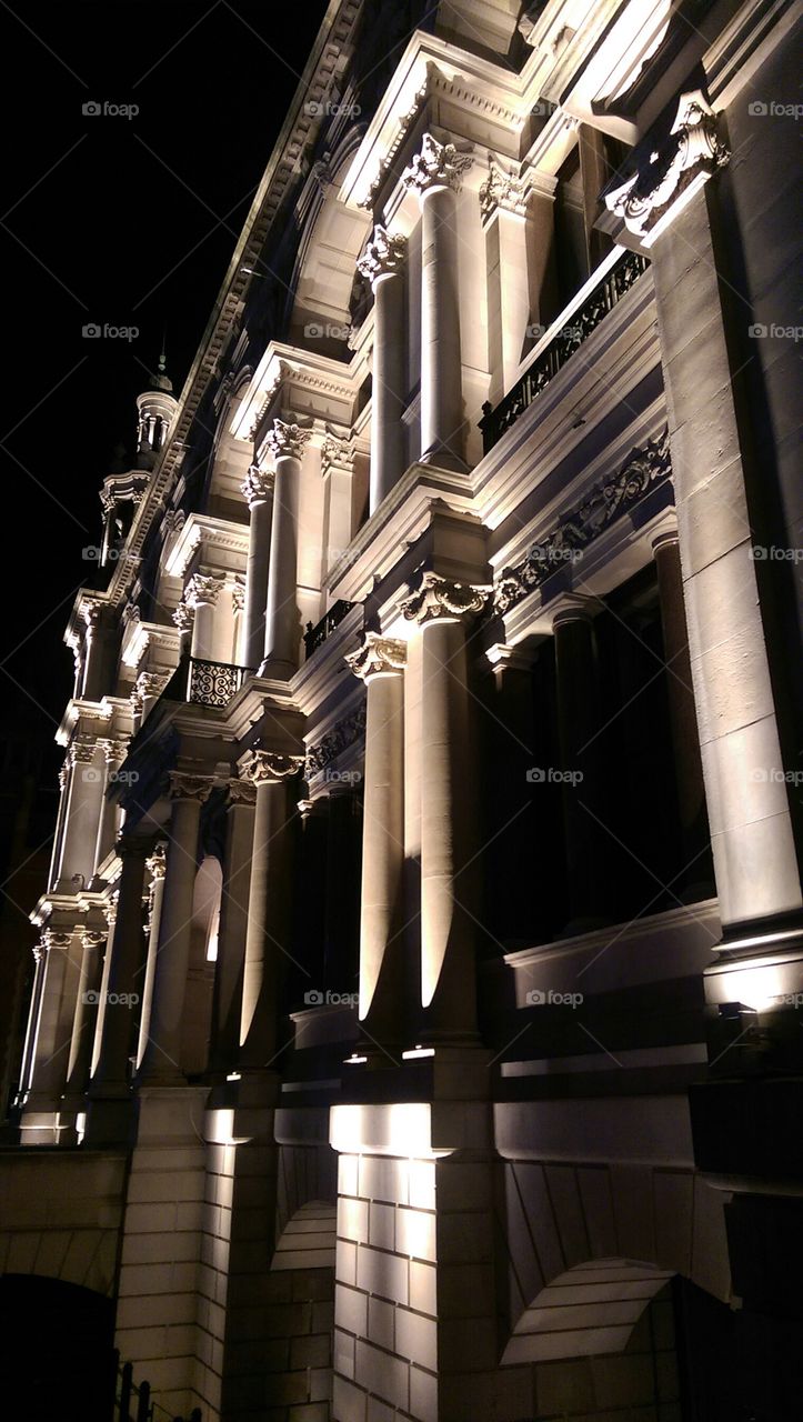 Architecture. Night photography