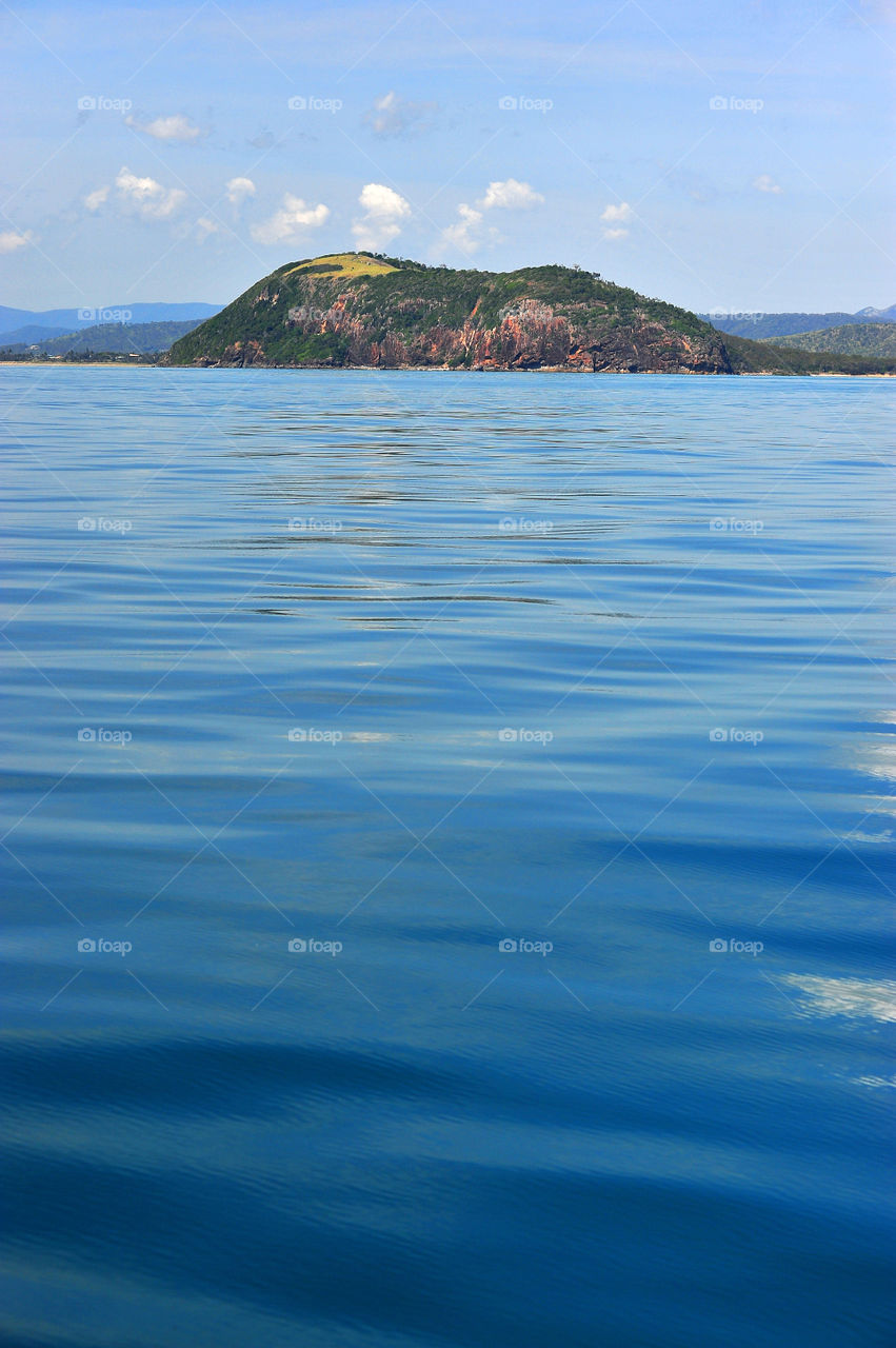 View of idyllic sea