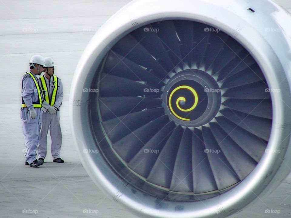 Airplane Jet Engine