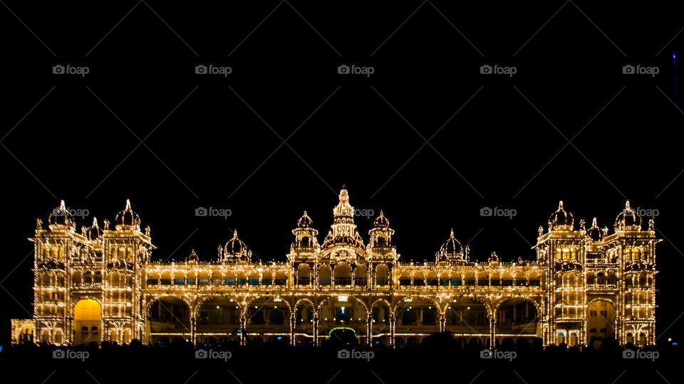 Mysore Place at Night