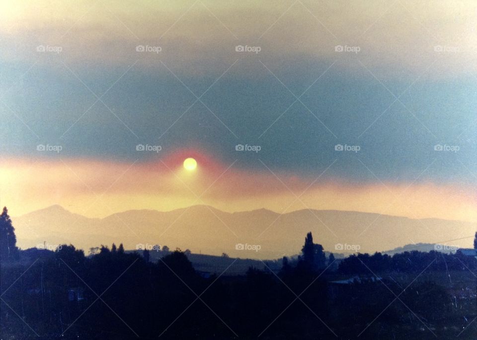 Smoke & sunset 