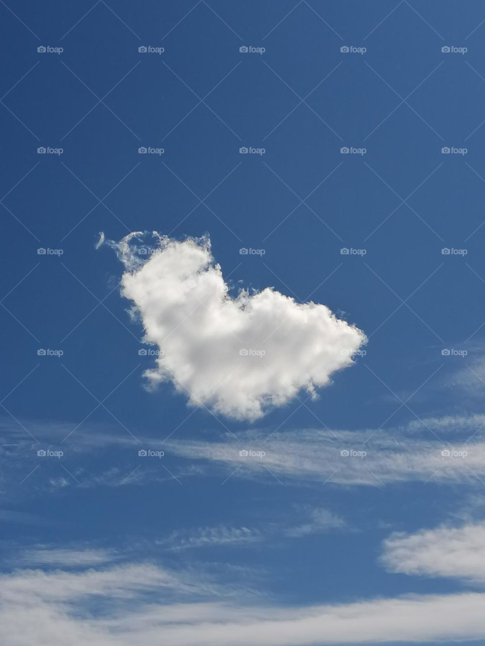 Heart shape cloud