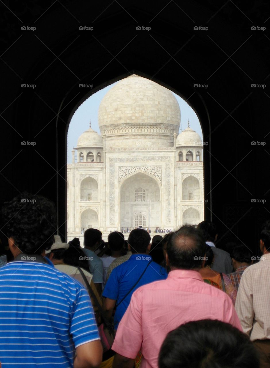 Taj Mahal. Entryway 