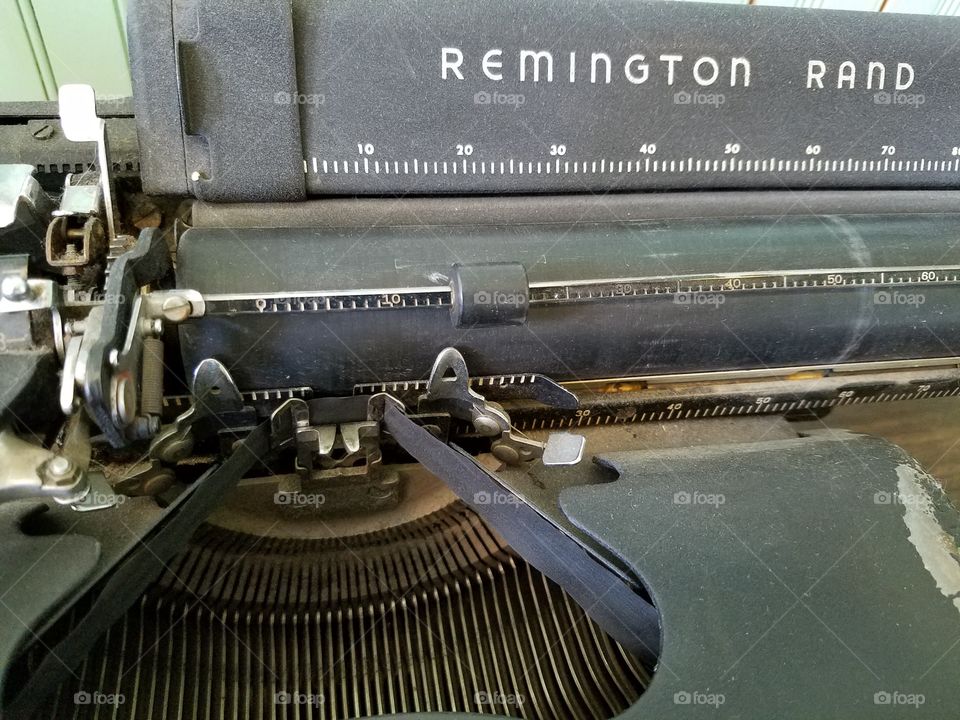 Antique Typewriter close up