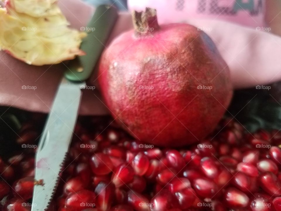 Fruit, Pomegranate, Food, No Person, Nutrition