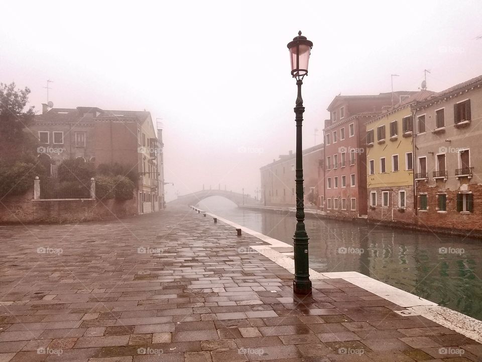 Foggy morning in Venice