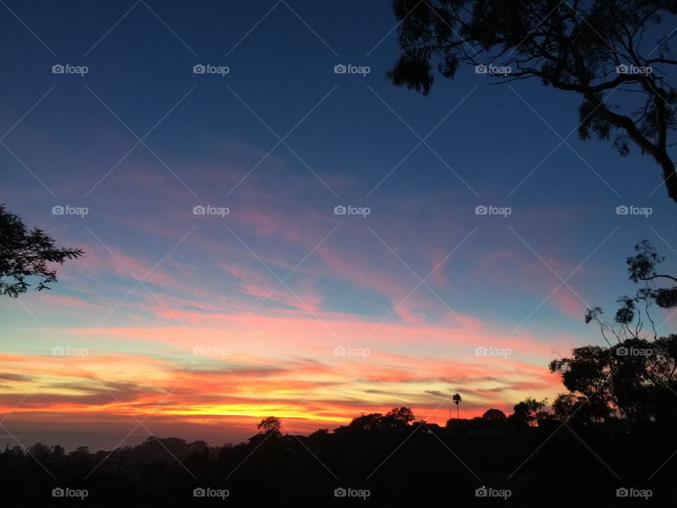 Santa Barbara sunset.