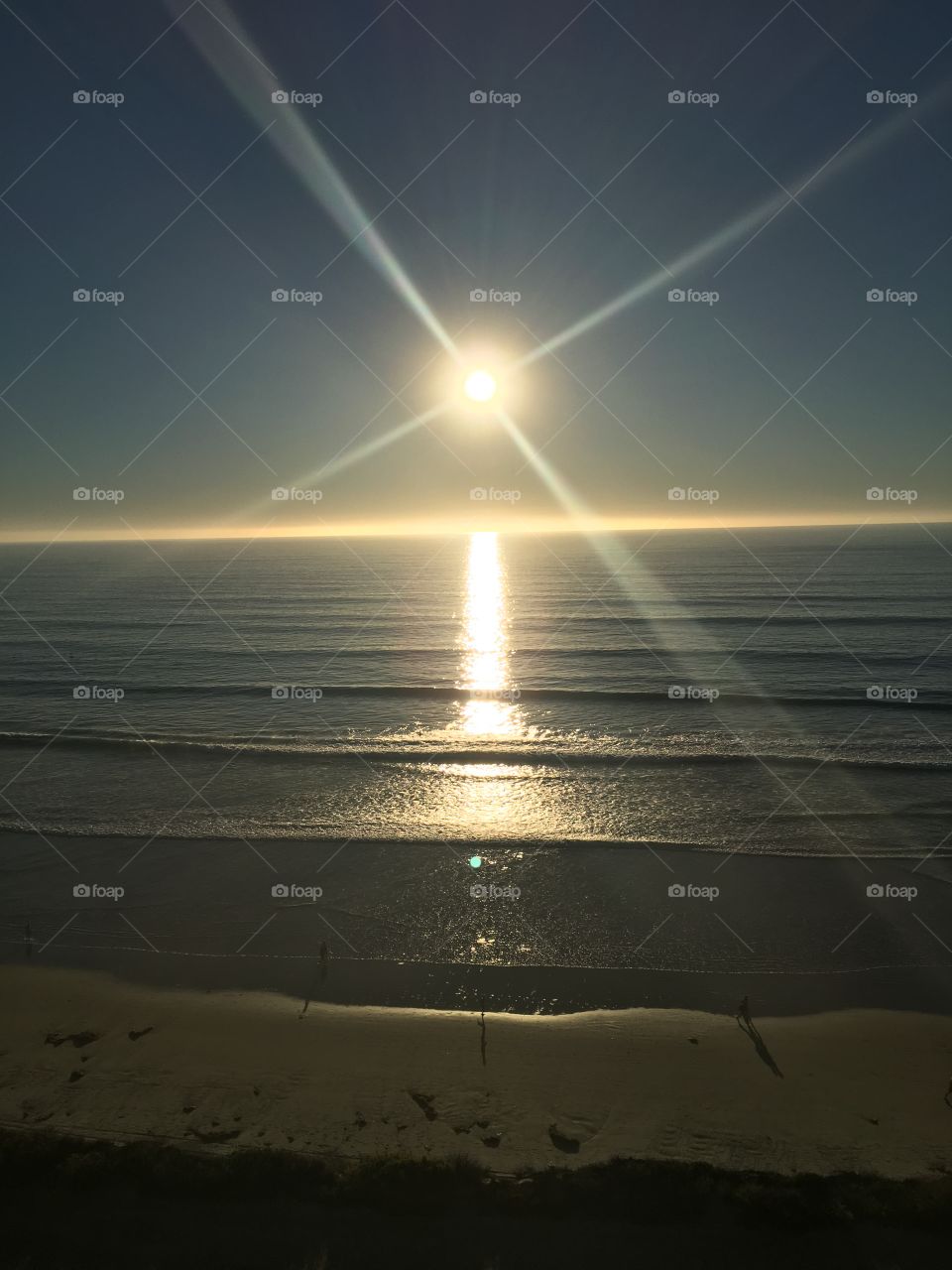 Sun set in San Diego 