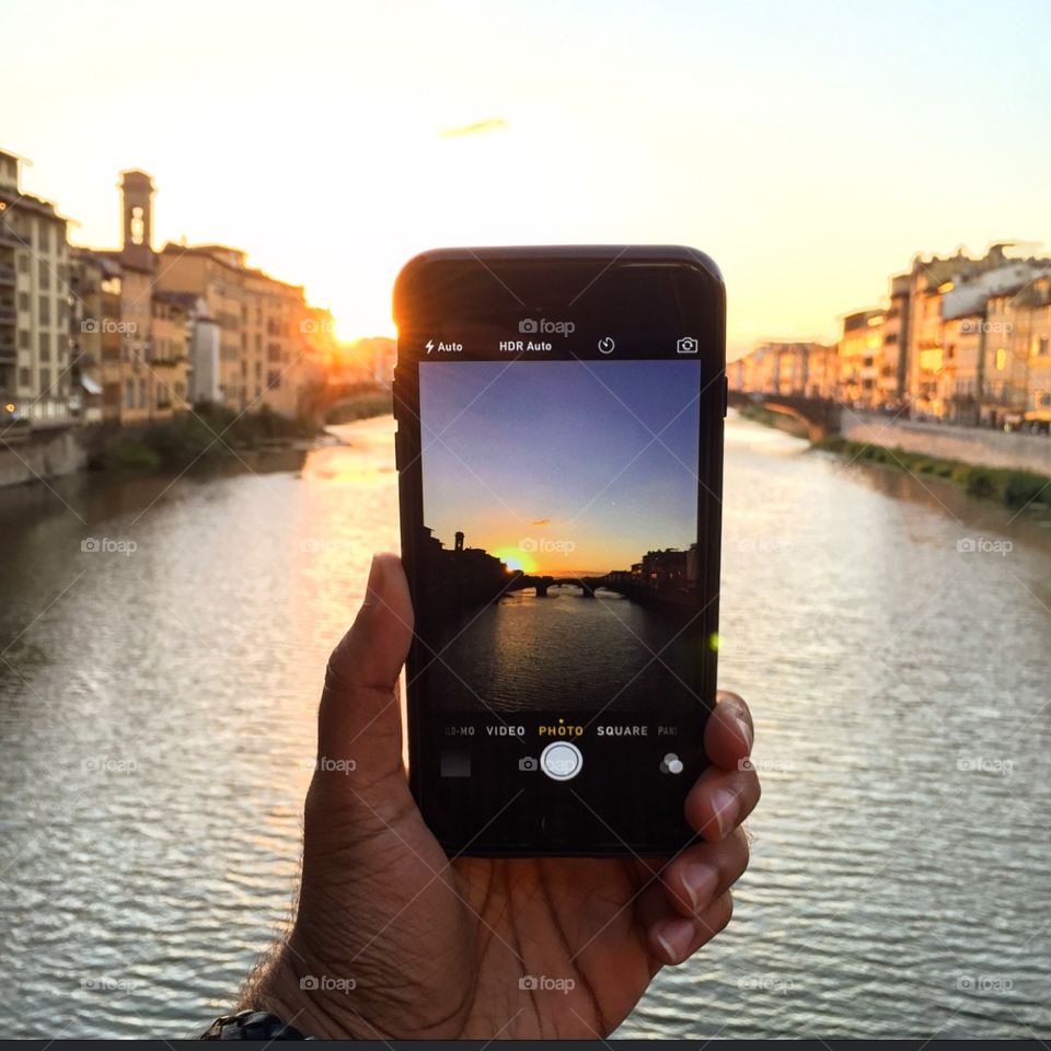 Sunset in Firenze, Italy