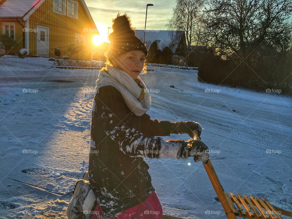 Enjoying winter