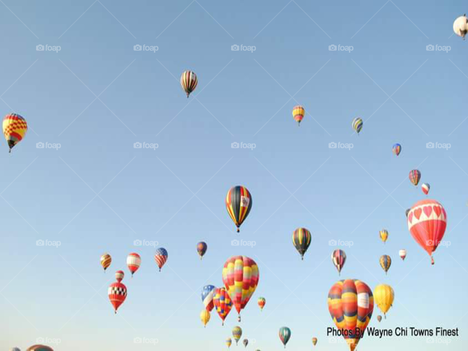 the sky. Balloon Fiesta