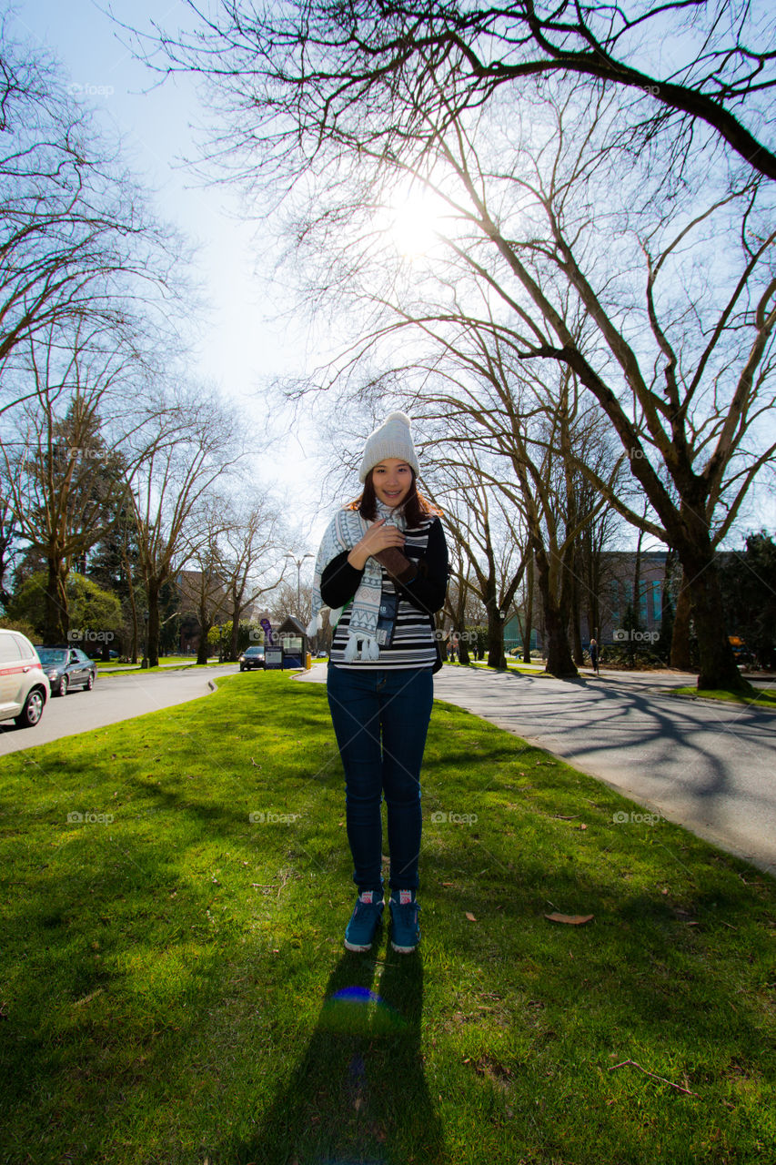 Girl in the park 