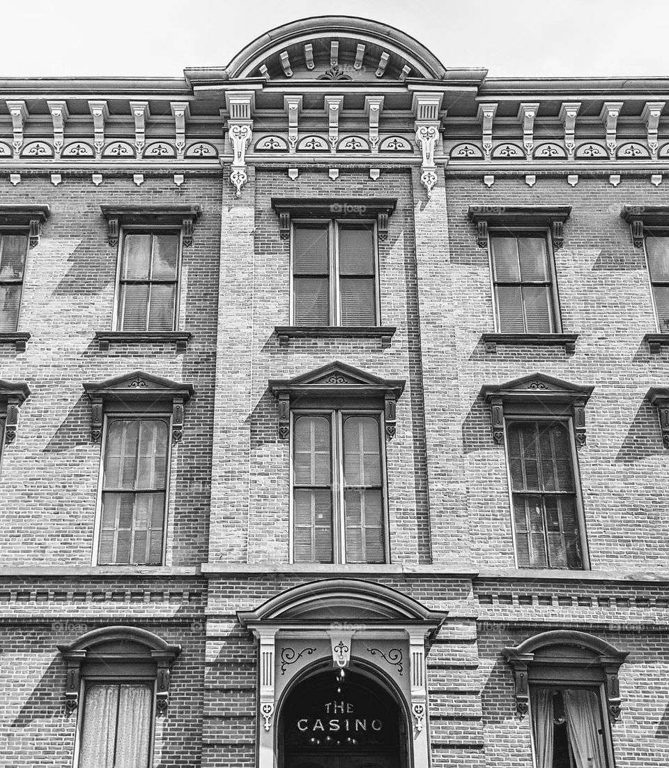 Black and White Building