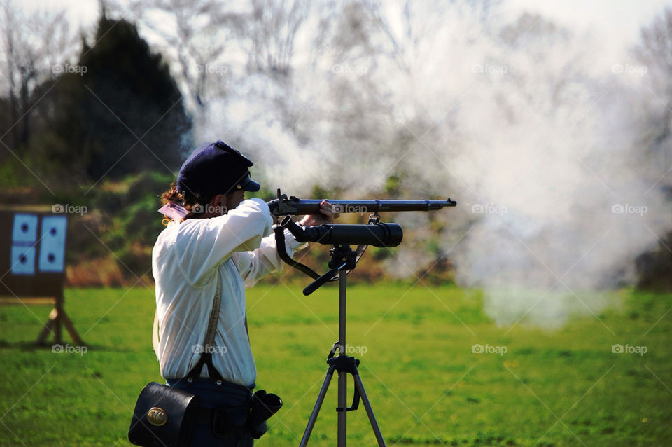 man gun uniform musket by refocusphoto