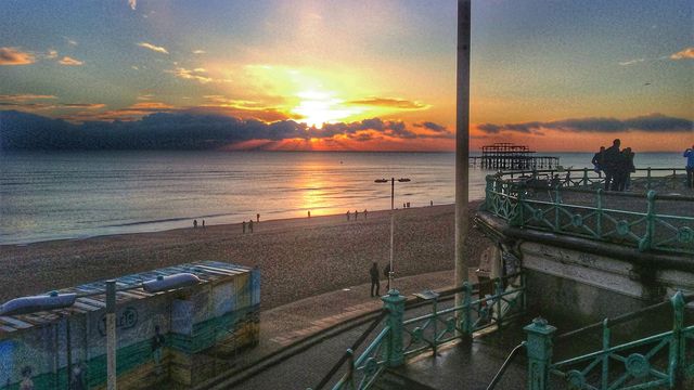 Brighton Beach sunset