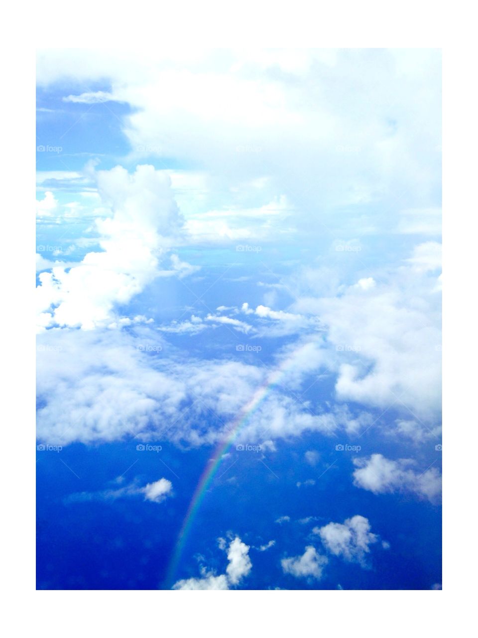 Rainbow from up above 