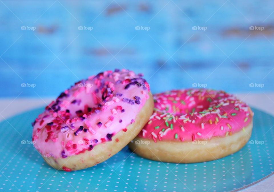 Colorful donuts 