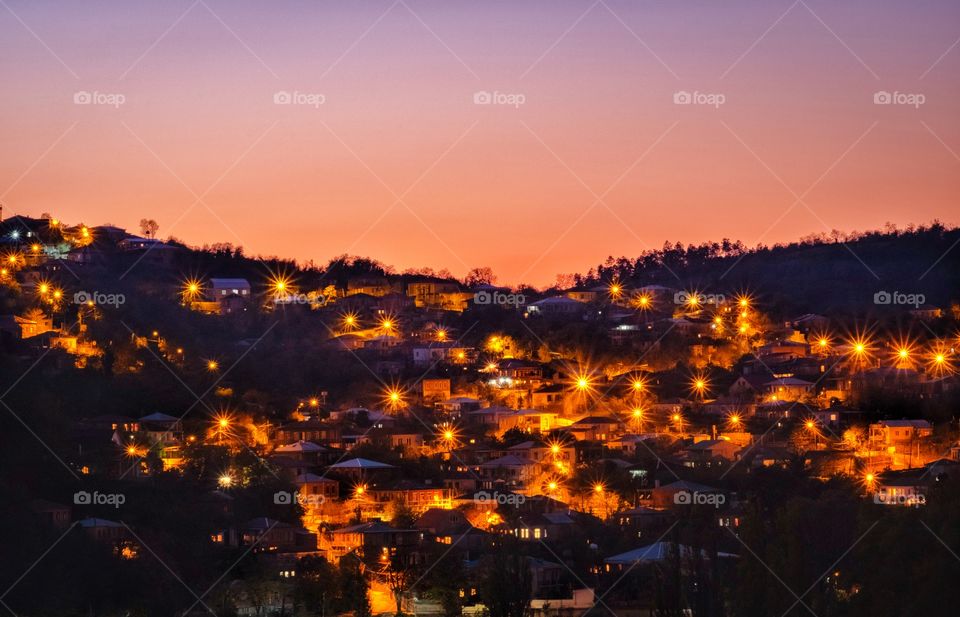 Bagrati Cathedral land scape in Kutaisi Georgia
