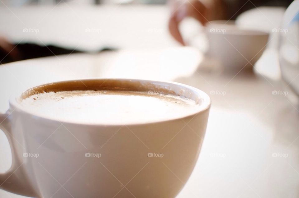 Warming up with a cup