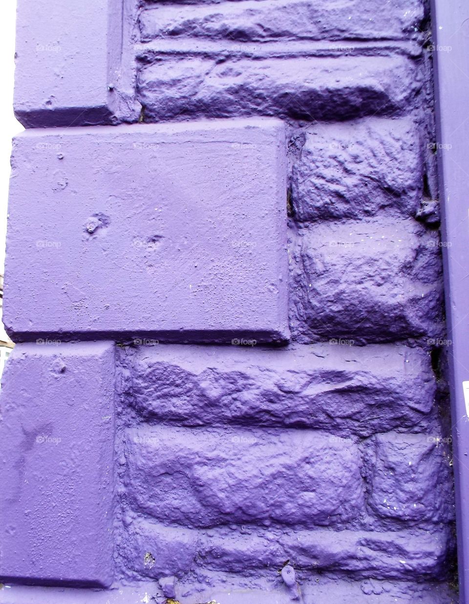 Full frame of purple wall