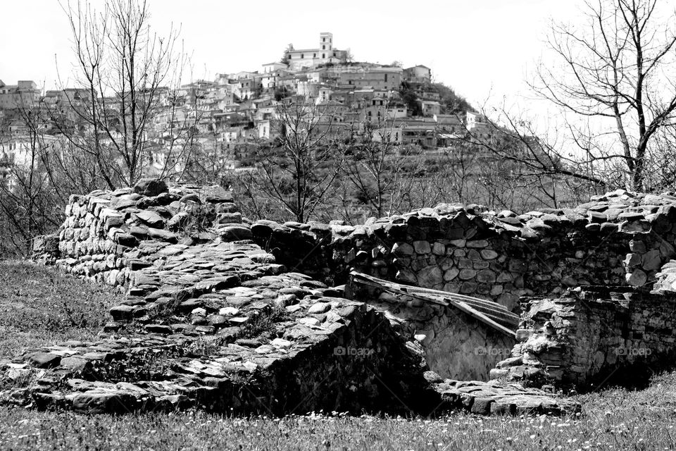 Grumentum Nova, an ancient Roman site in Southern Italy