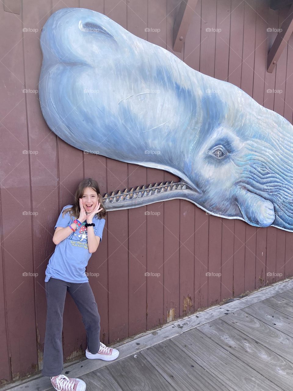 When your biggest fear of being eaten alive by Moby Dick comes true.