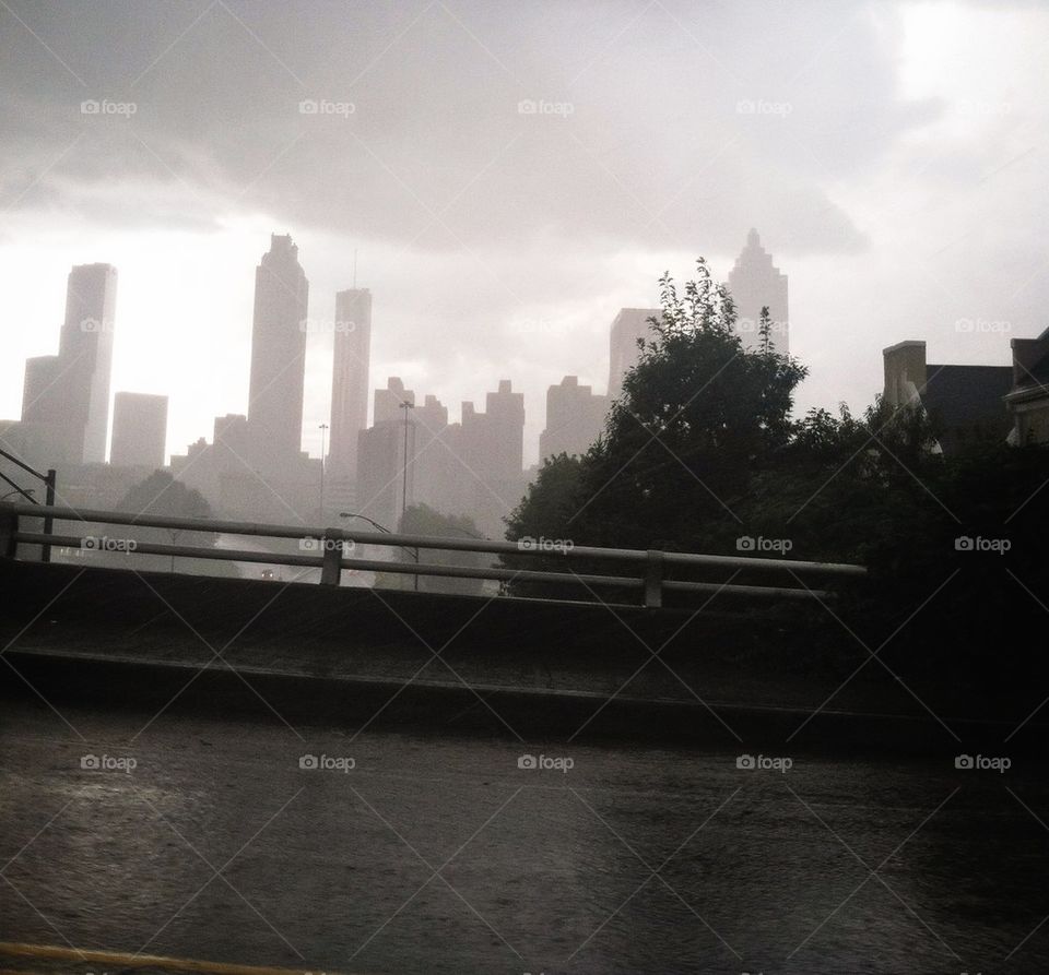Atlanta Skyline Storm