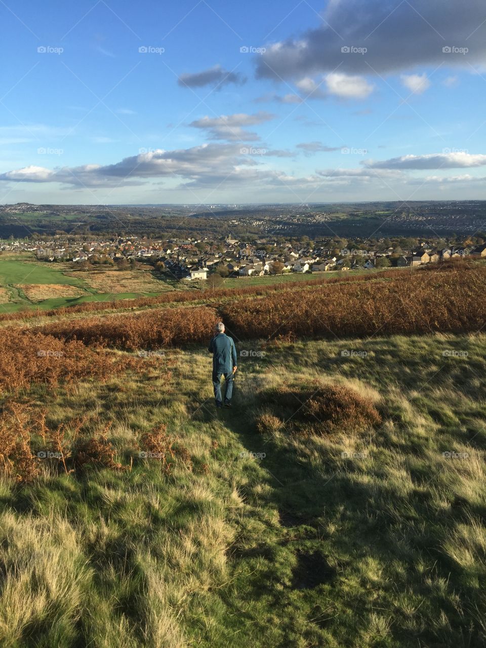 Man on the Moor, Yorkshire