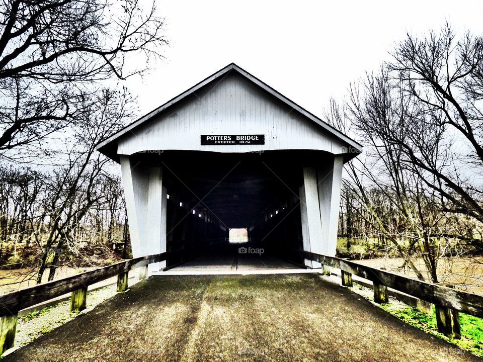 Covered bridge in Indiana 