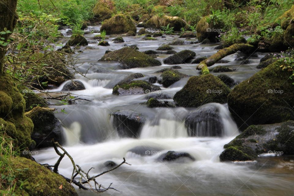 Waterfall, Water, Stream, River, No Person