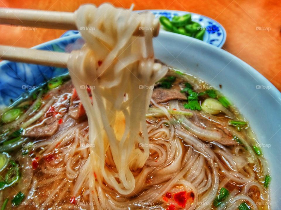 Vietnamese Pho Noodle Soup